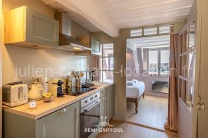 Dolphin View - 2nd floor - Beautiful flat with view of the port à Honfleur